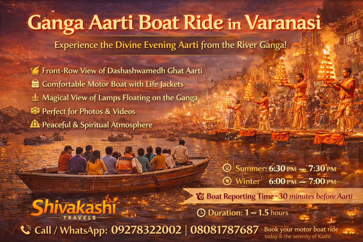 Dev Diwali Cruise Booking in Varanasi