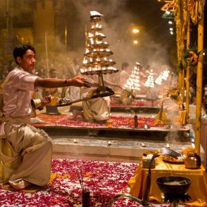 Ganga Aarti from Boat vs. On-Ghat View